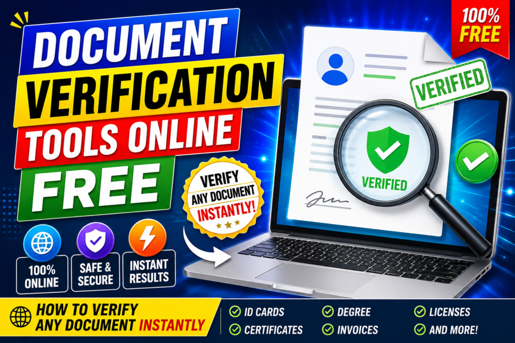 Document Verification Tools Online Free: 7 Best Options