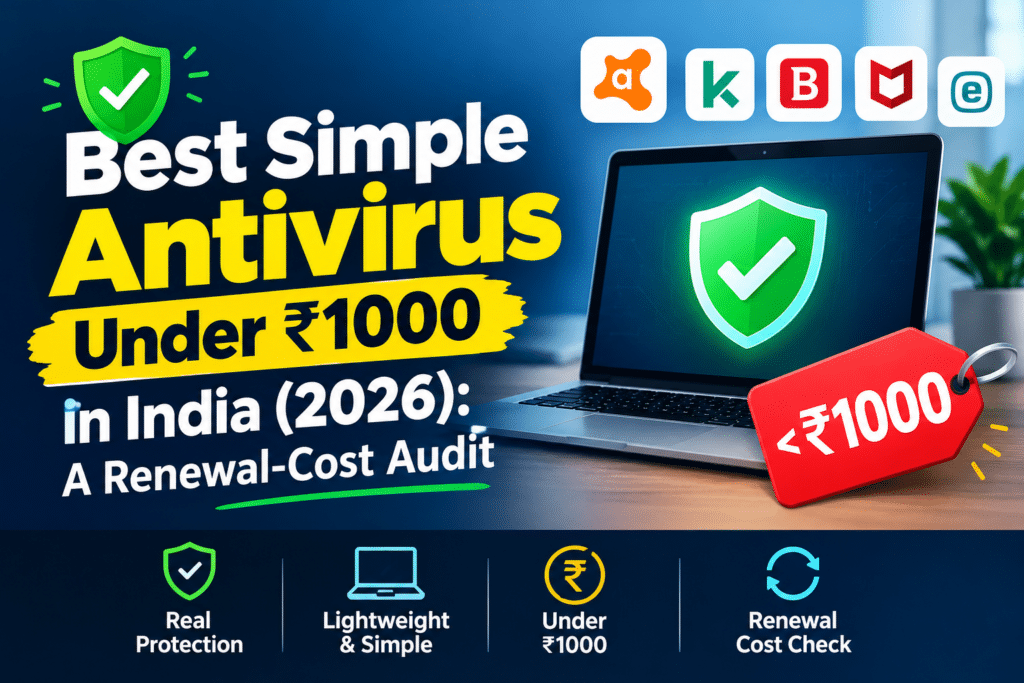 Best antivirus under ₹1000 in India for 2026